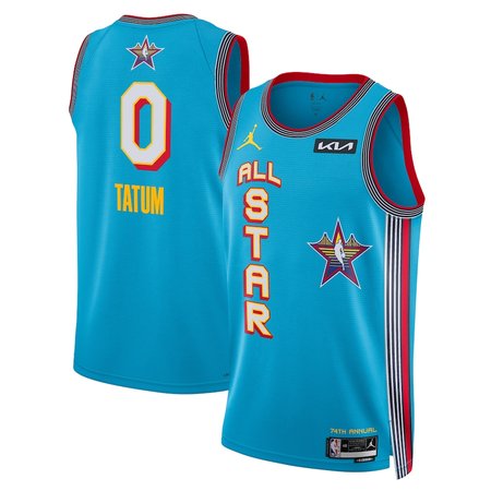 Unisex #0 Jayson Tatum Nike Light Blue 2025 NBA All-Star Game Swingman Player Jersey